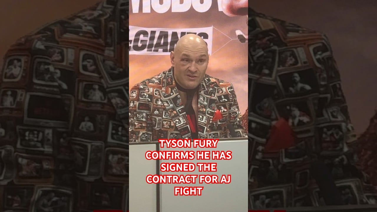 Fury says he has SIGNED CONTRACT for Joshua fight± video thumbnail