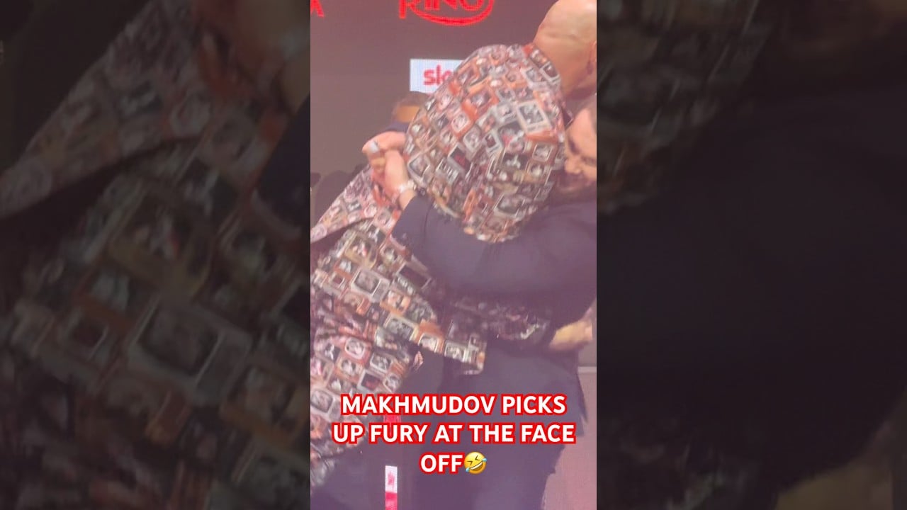 Makhmudov PICKS UP Fury ahead of heavyweight bout! video thumbnail