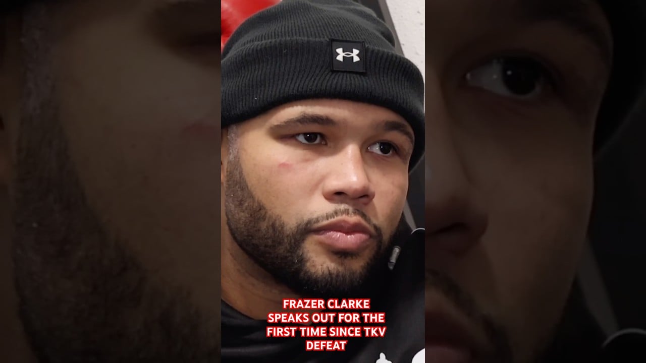 EXCLUSIVE| Frazer Clarke speaks for first time since TKV defeat! video thumbnail