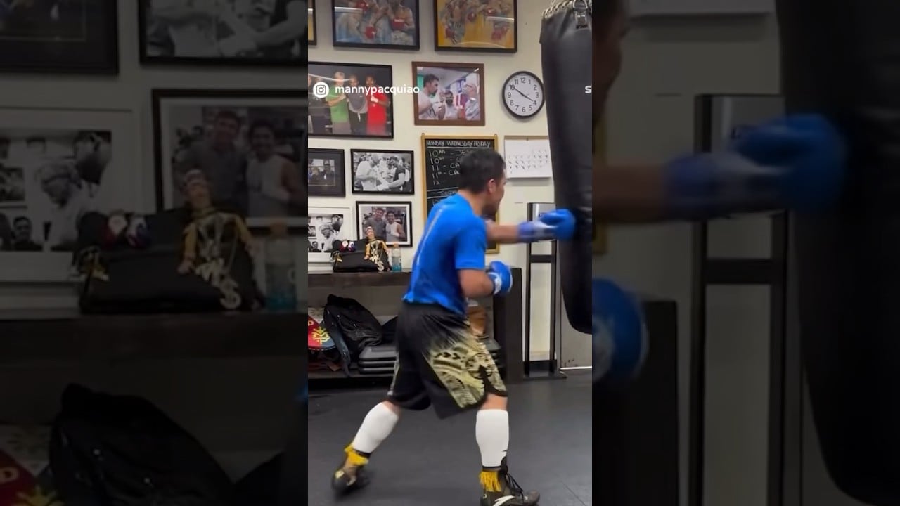Manny Pacquiao still looking SHARP at 46 years of age video thumbnail