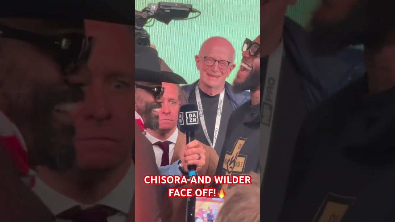 Chisora and Wilder face off ahead of Saturday showdown! video thumbnail