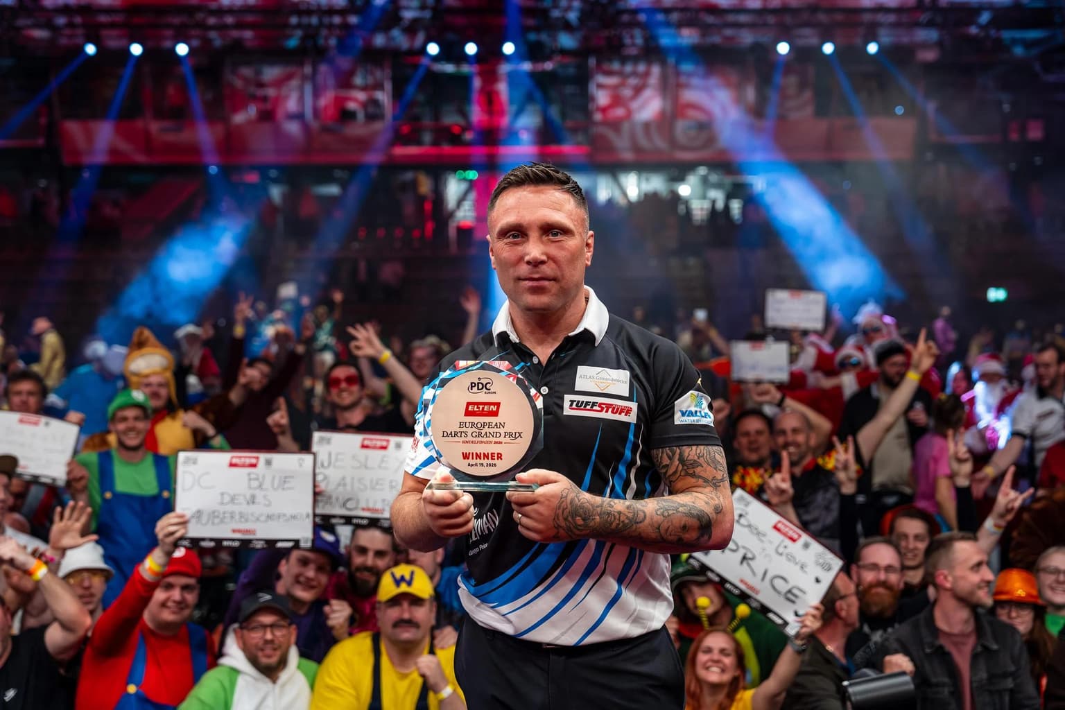 Price lands second title of 2026 with European Darts Grand Prix win