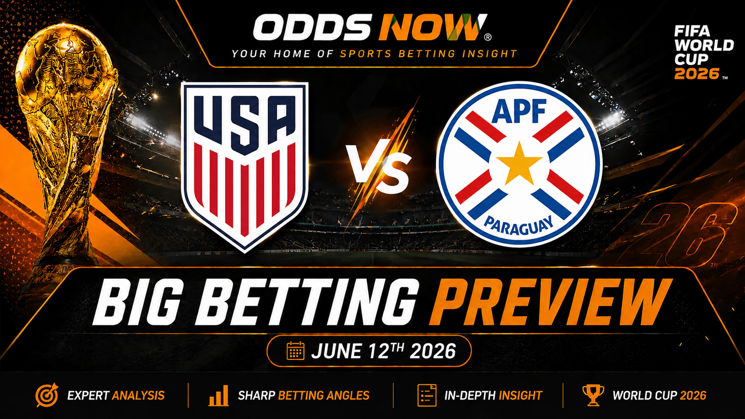 USA vs Paraguay betting tips: Cards could fly in fiery clash